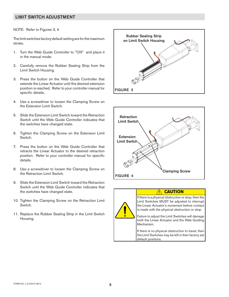 Nexen Linear Actuator 912732 User Manual | Page 5 / 9