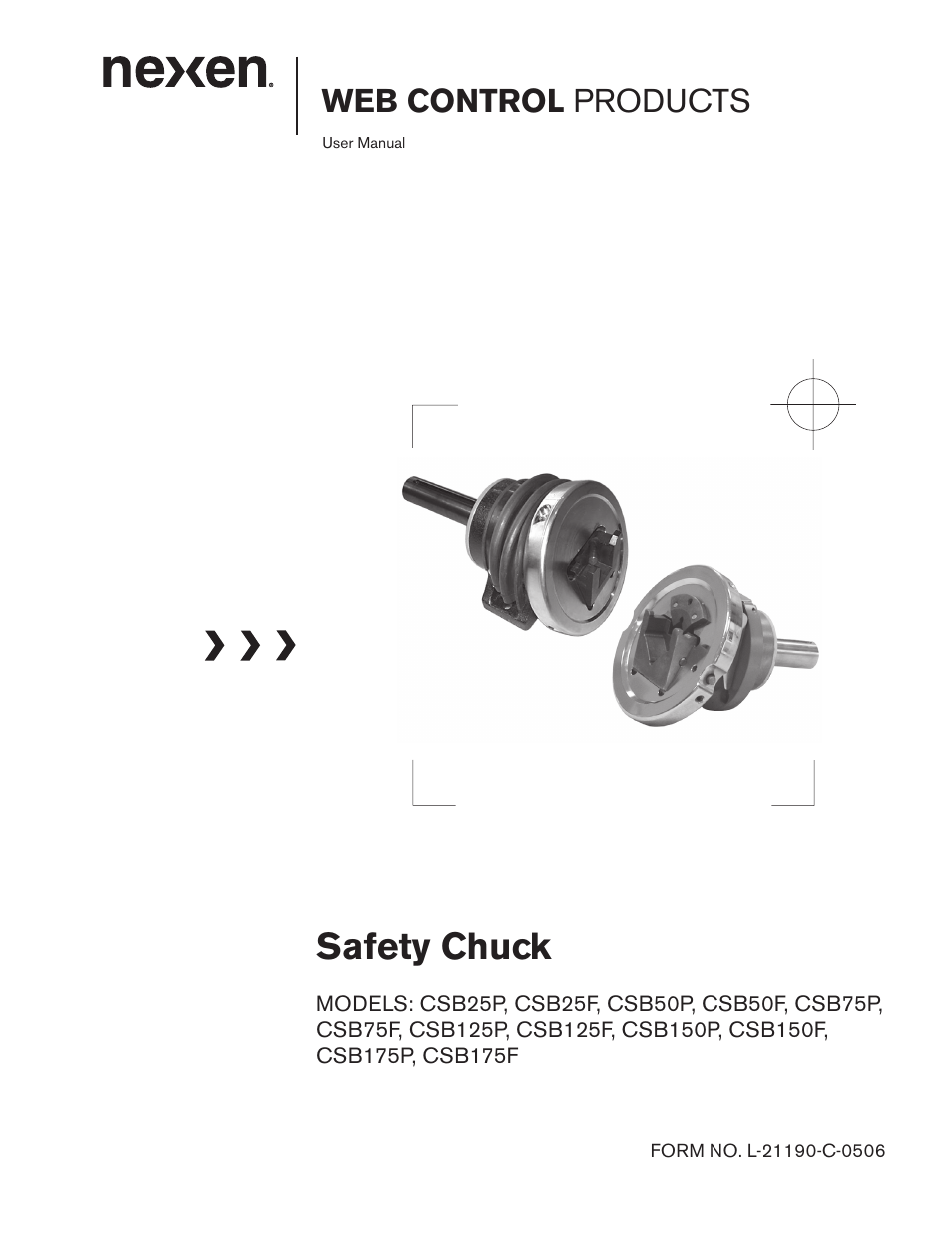 Nexen CSB-50F 960723 User Manual | 6 pages