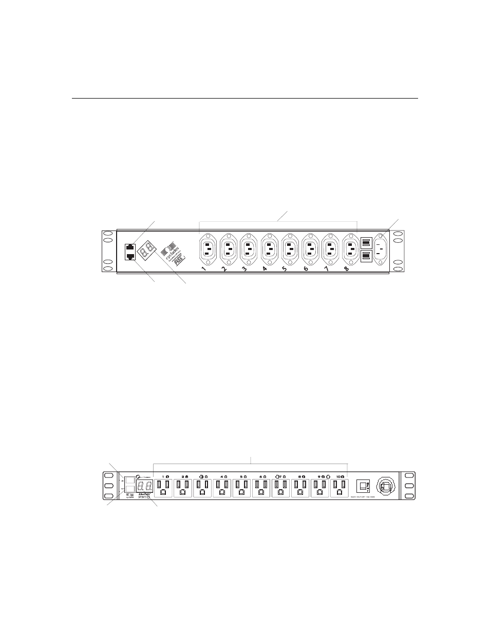 Cyclades pm8i ipdu, Cyclades pm10 ipdu, Figure 1.5: cyclades pm8i ipdu | Figure 1.6: cyclades pm10 ipdu | Cyclades PM IPDU User Manual | Page 20 / 102
