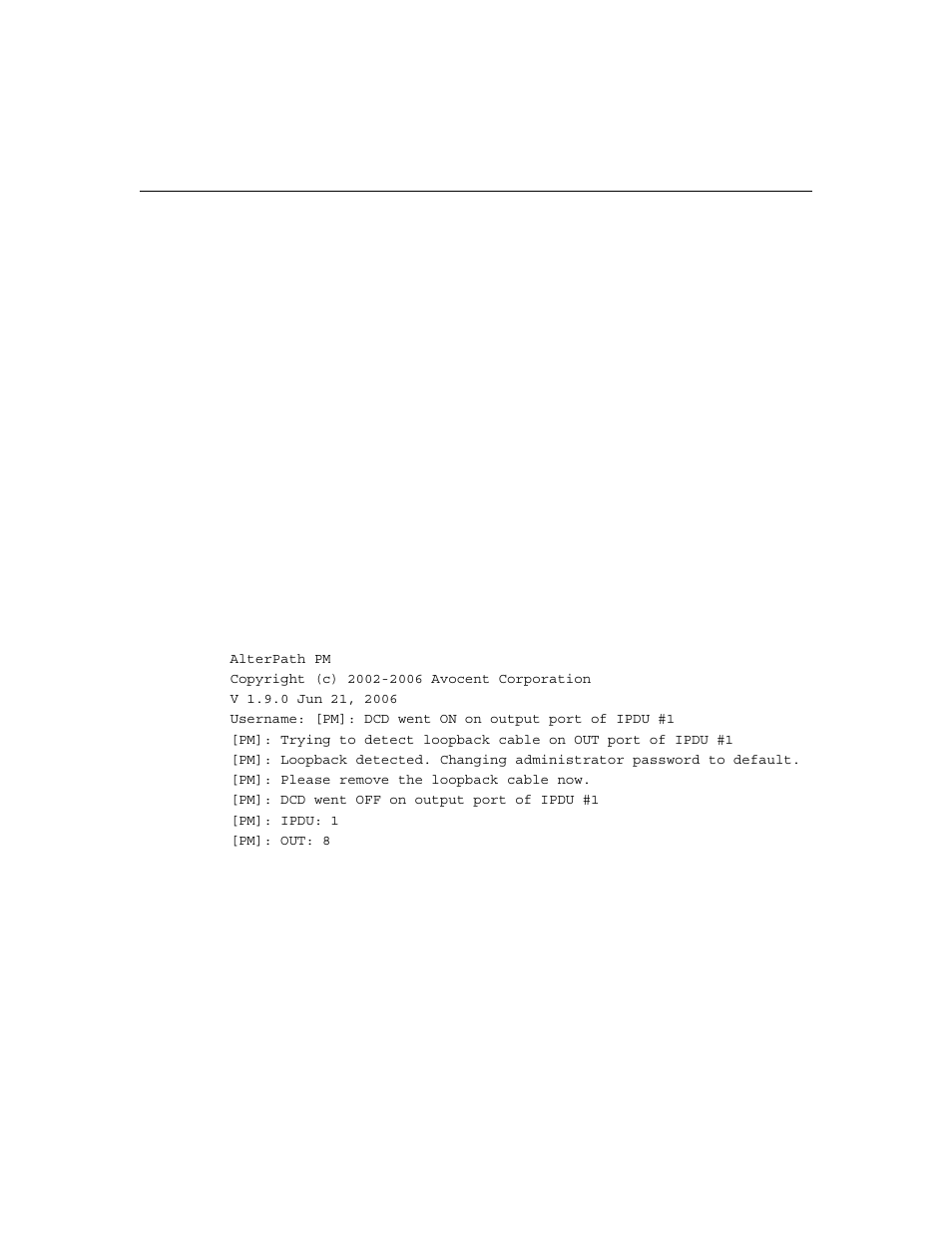 Resetting the admin password | Cyclades PM IPDU User Manual | Page 37 / 102