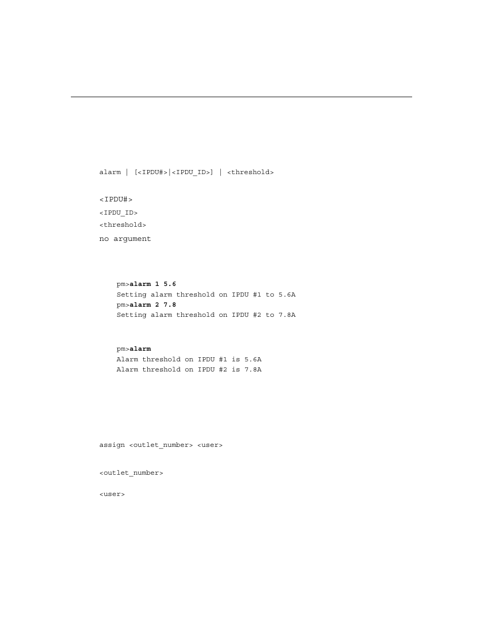 Alarm, Assign | Cyclades PM IPDU User Manual | Page 46 / 102