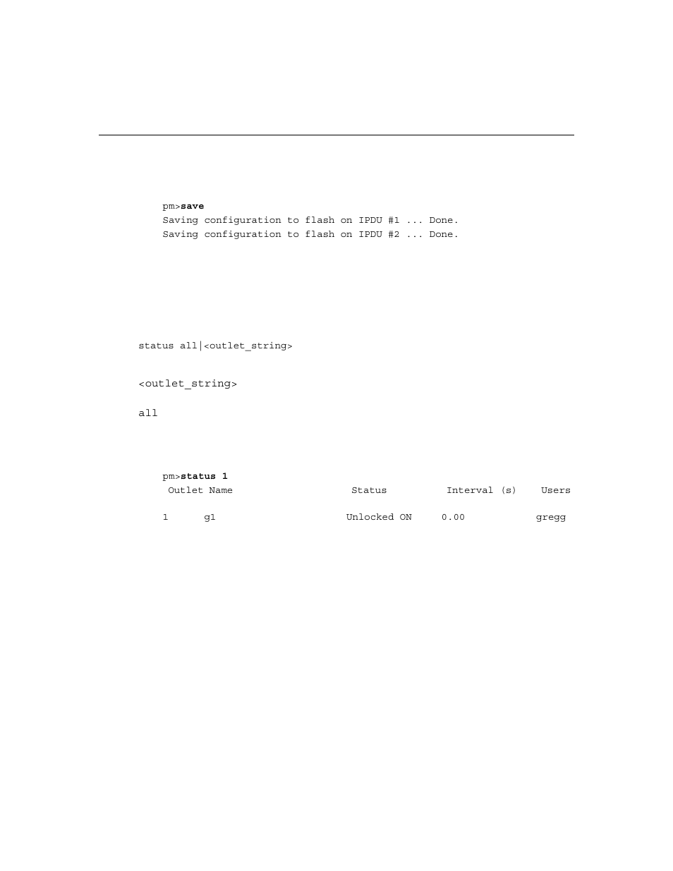 Status | Cyclades PM IPDU User Manual | Page 66 / 102