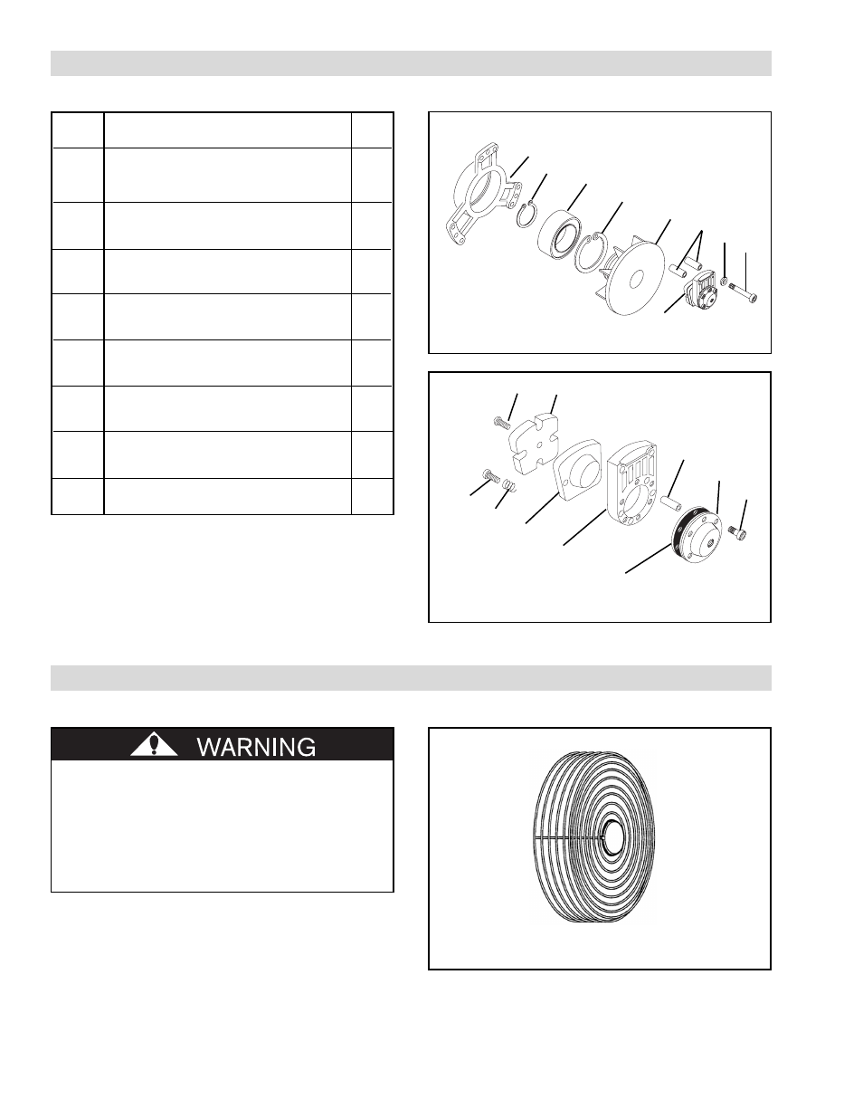 Parts list accessories | Nexen TCB07 835186 User Manual | Page 10 / 11