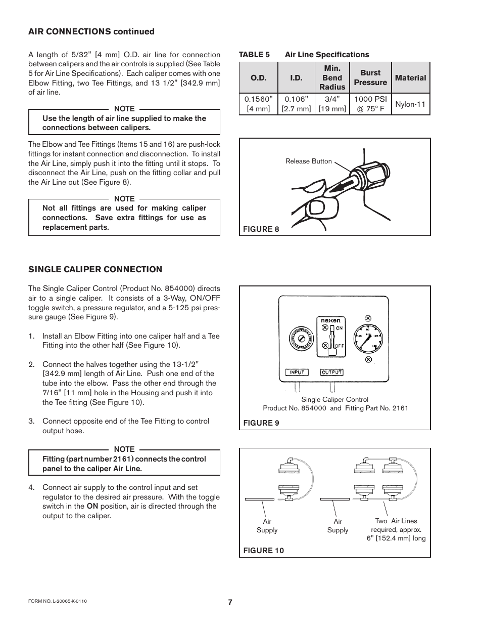 Nexen TCC Caliper 835121 User Manual | Page 10 / 20