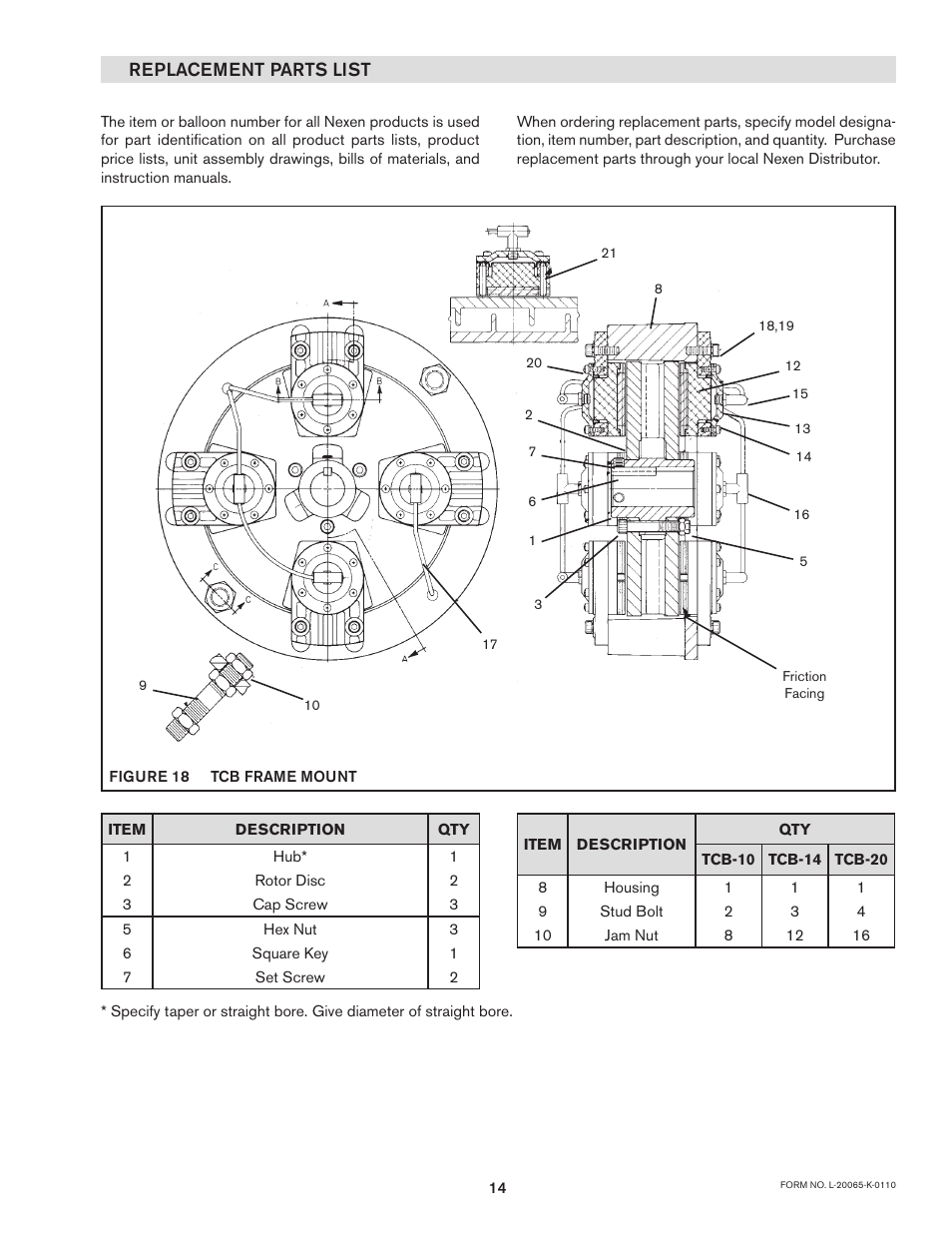 Nexen TCC Caliper 835121 User Manual | Page 17 / 20