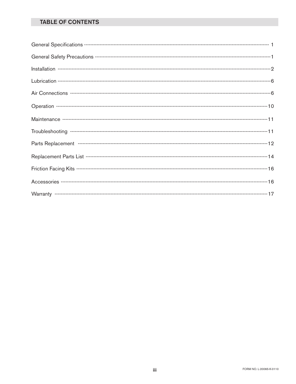 Nexen TCC Caliper 835121 User Manual | Page 3 / 20