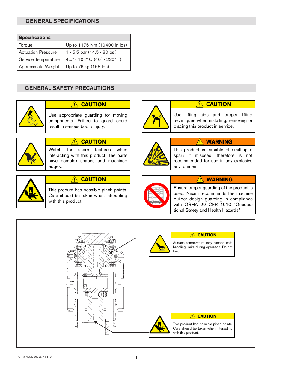 Nexen TCC Caliper 835121 User Manual | Page 4 / 20