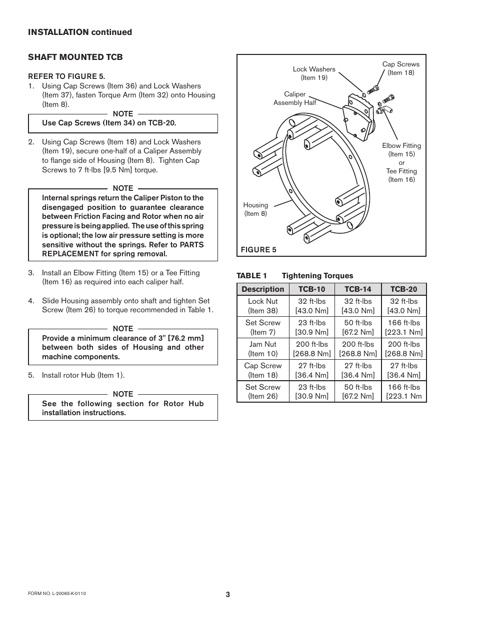 Nexen TCC Caliper 835121 User Manual | Page 6 / 20