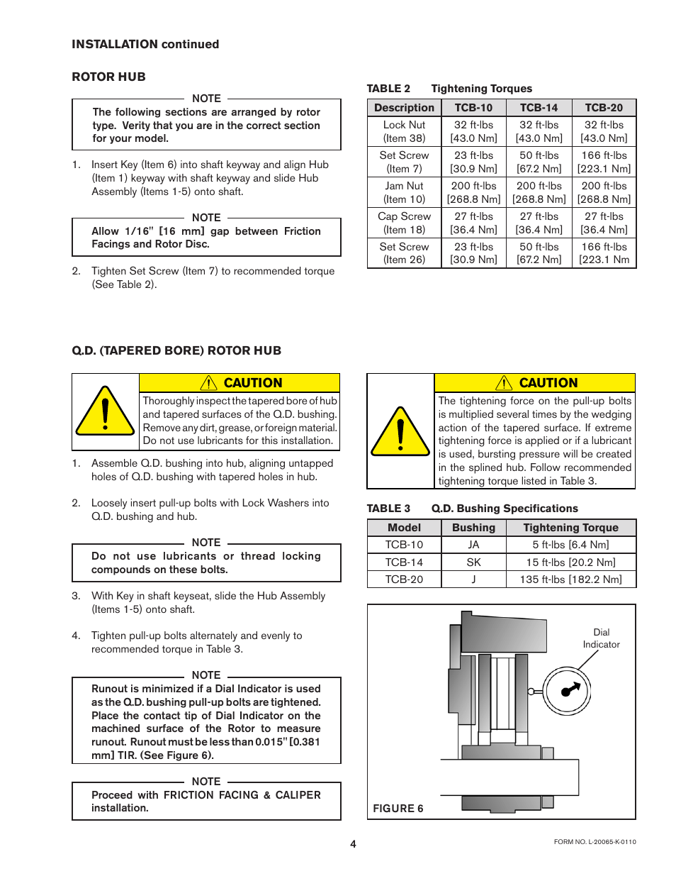 Nexen TCC Caliper 835121 User Manual | Page 7 / 20