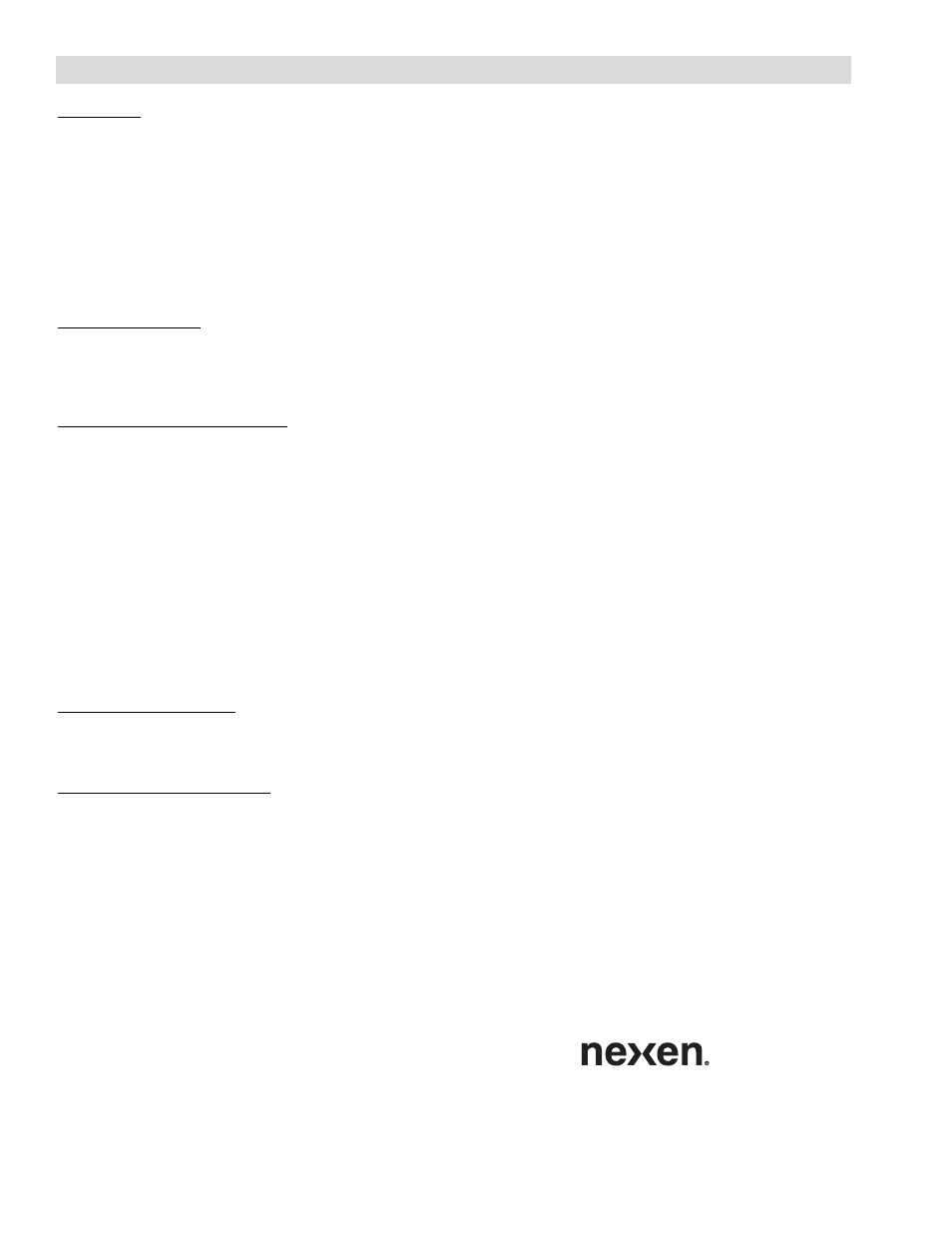 Warranties | Nexen XTB Cooling Enhancement 835175 User Manual | Page 6 / 6