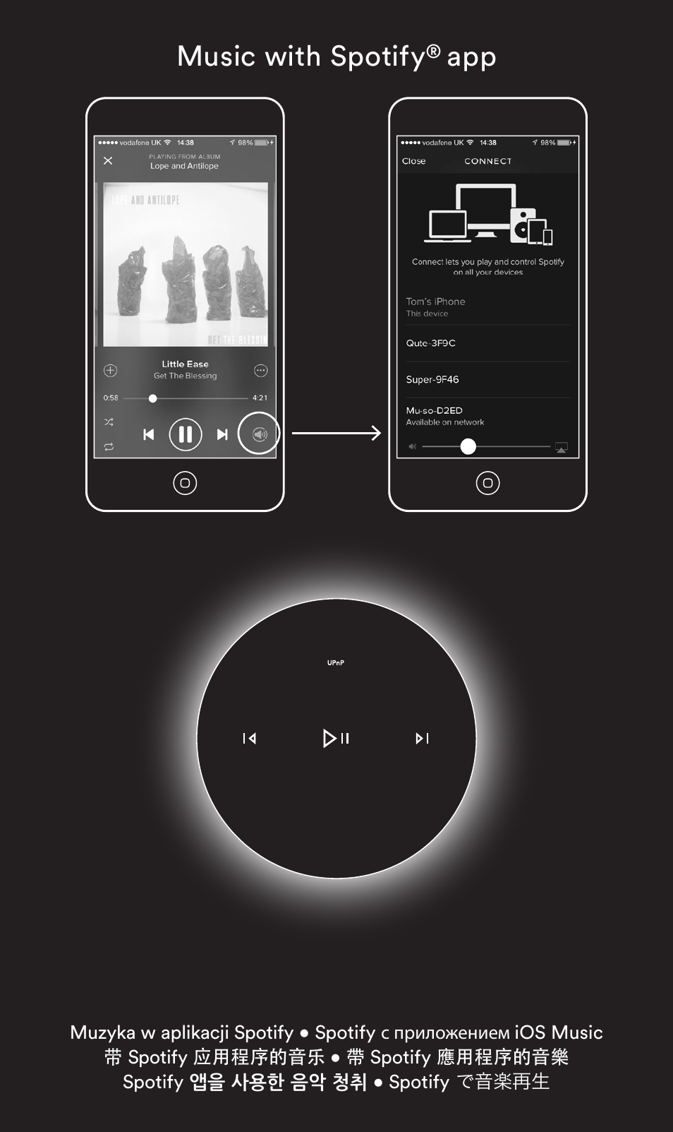 Music with spotify | Naim Audio Mu-so User Manual | Page 13 / 20