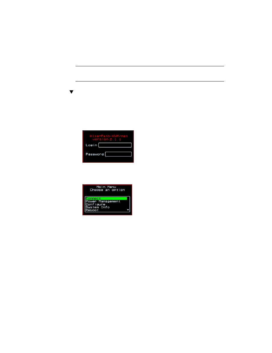 To log into the osd | Cyclades User's Guide User Manual | Page 106 / 506