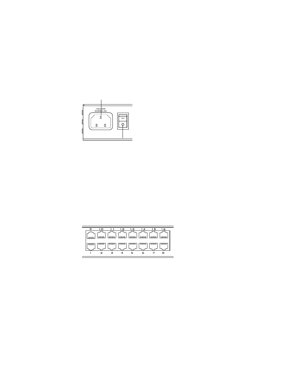 Power connector and power switch, Kvm ports, Power connector and power switch kvm ports | Cyclades User's Guide User Manual | Page 23 / 506