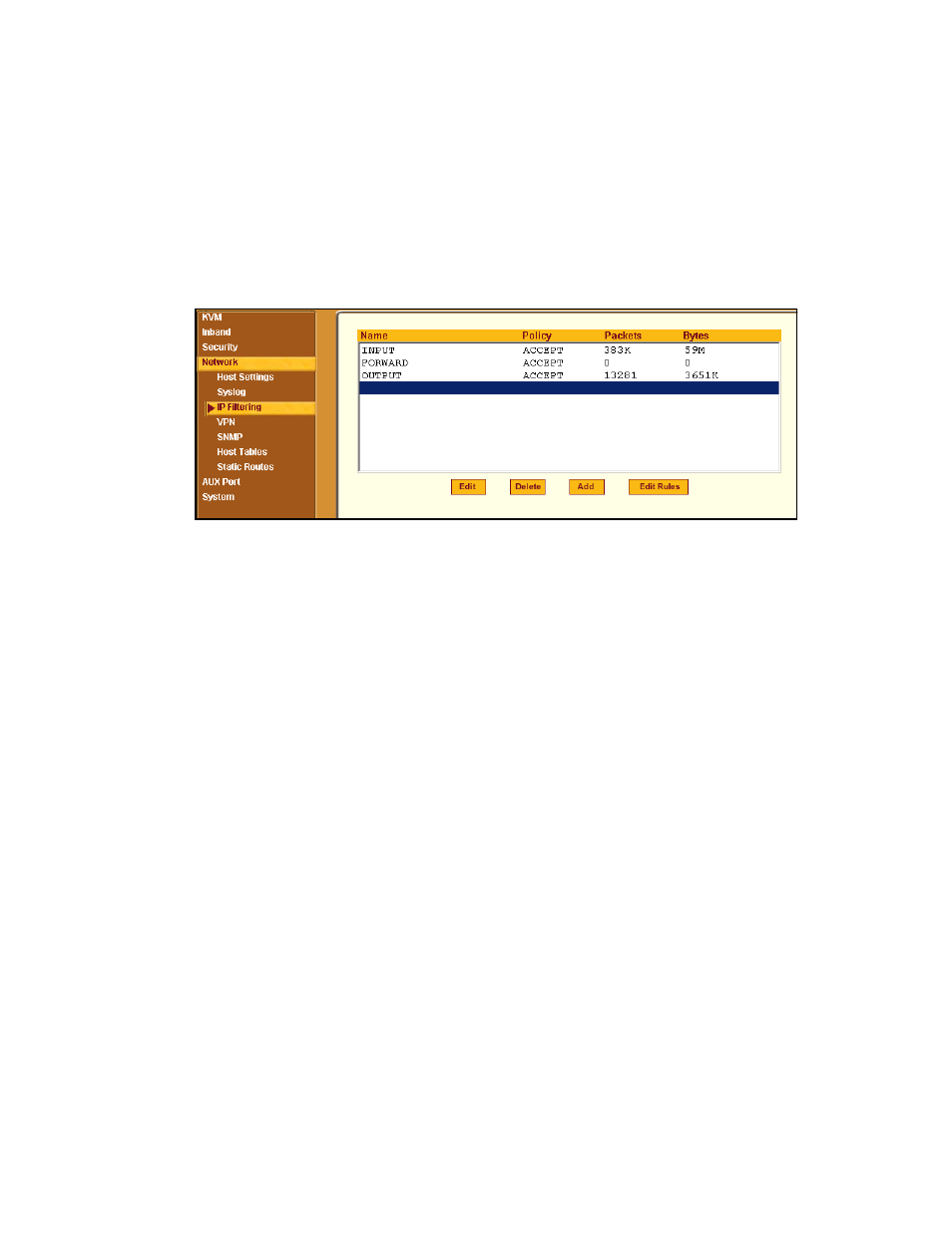 Ip filtering | Cyclades User's Guide User Manual | Page 249 / 506