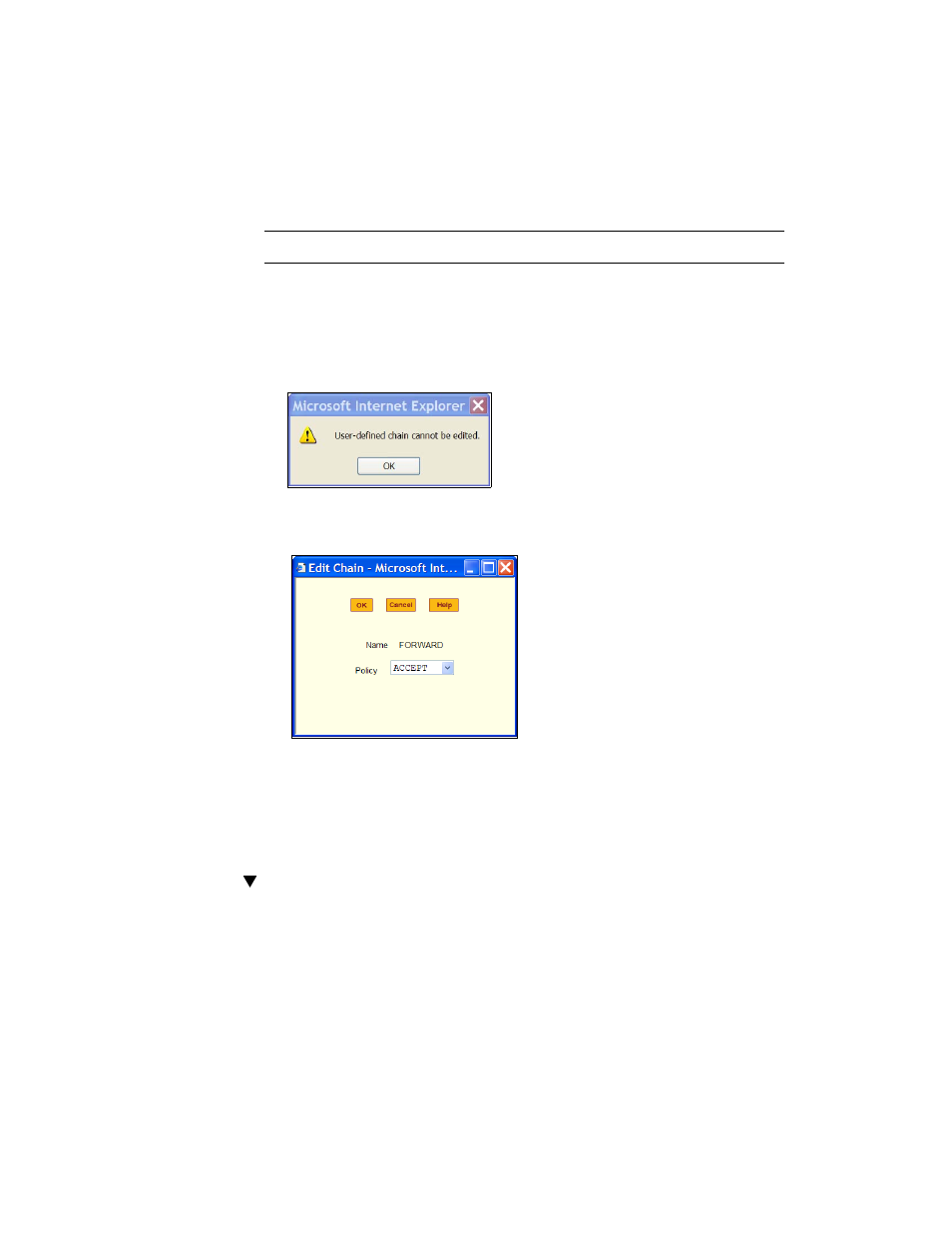 To edit a rule for ip filtering | Cyclades User's Guide User Manual | Page 257 / 506