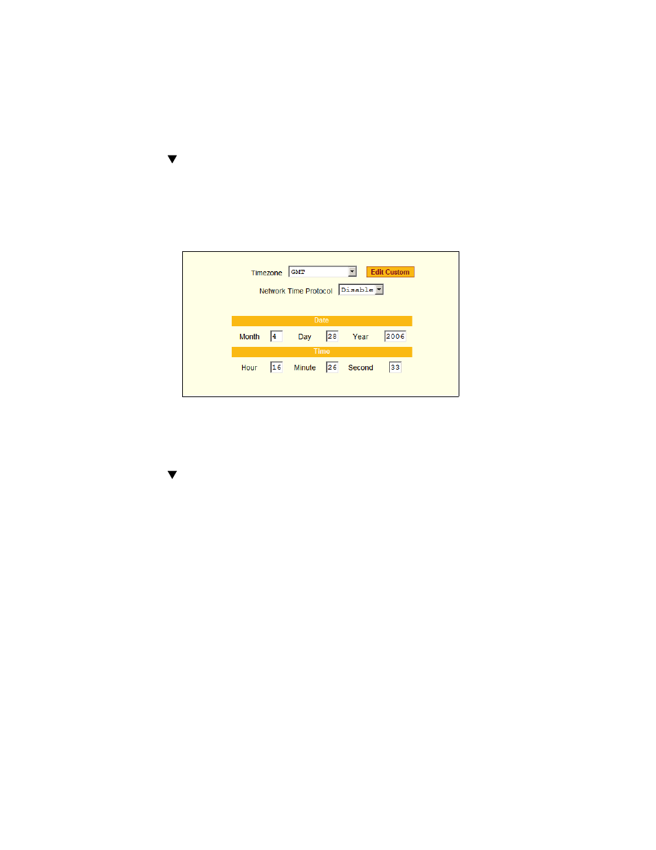 To set the kvm/net’s date and time manually, To set the time and date with ntp, Der “to set the | Cyclades User's Guide User Manual | Page 286 / 506