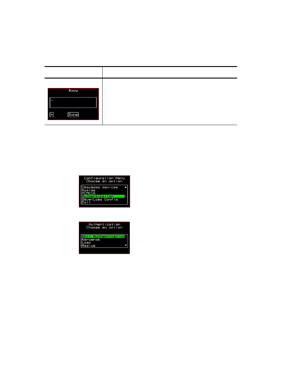 Authentication screens | Cyclades User's Guide User Manual | Page 429 / 506