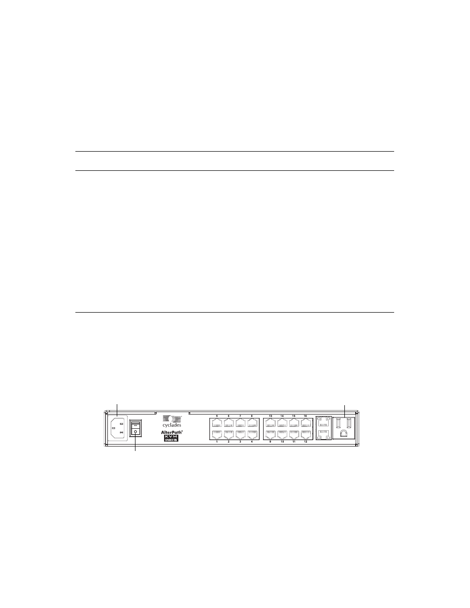 Leds on the kvm expander, Power outlets on the kvm expander | Cyclades User's Guide User Manual | Page 79 / 506