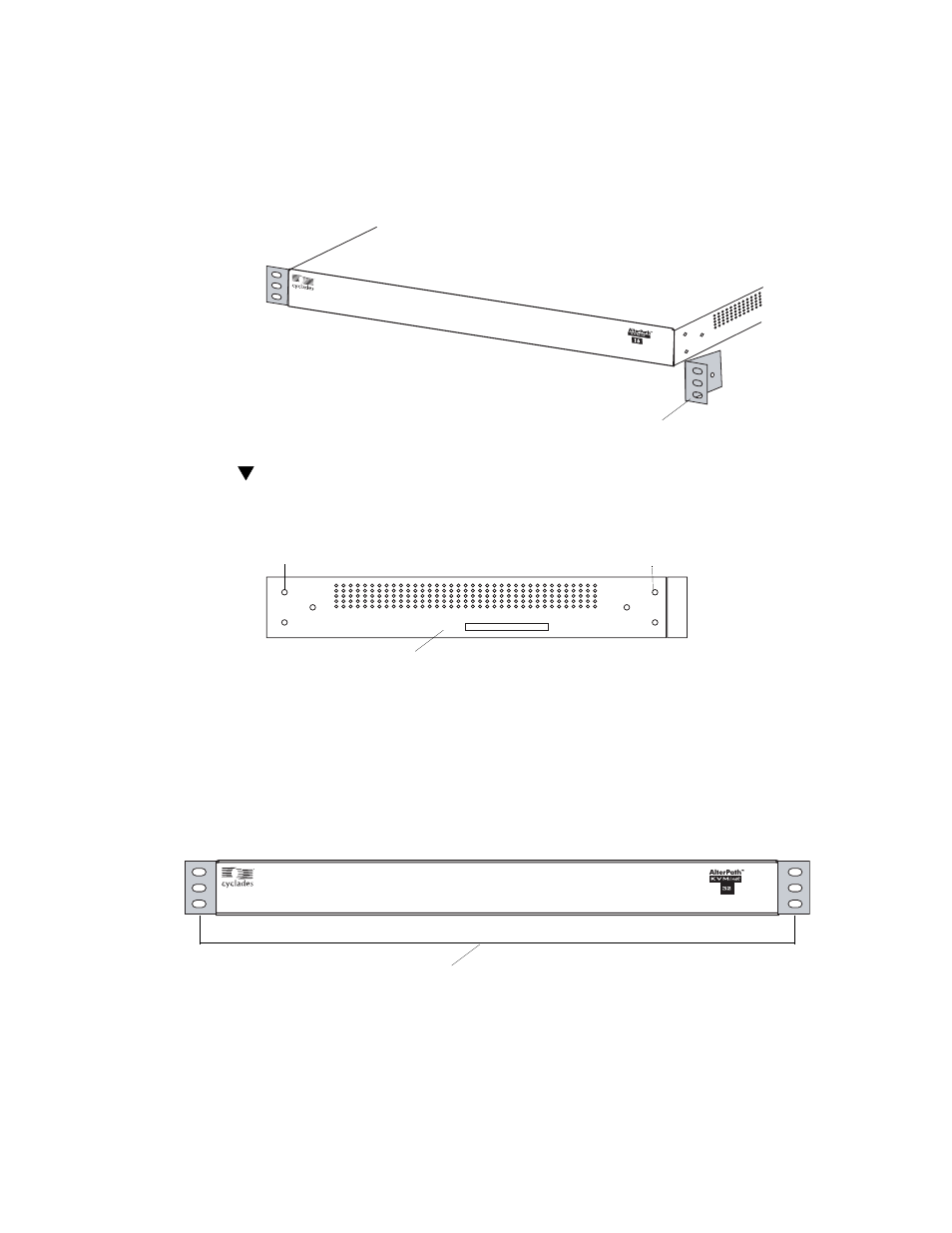 To mount the kvm/net, Has a db-9 connector | Cyclades User's Guide User Manual | Page 92 / 506