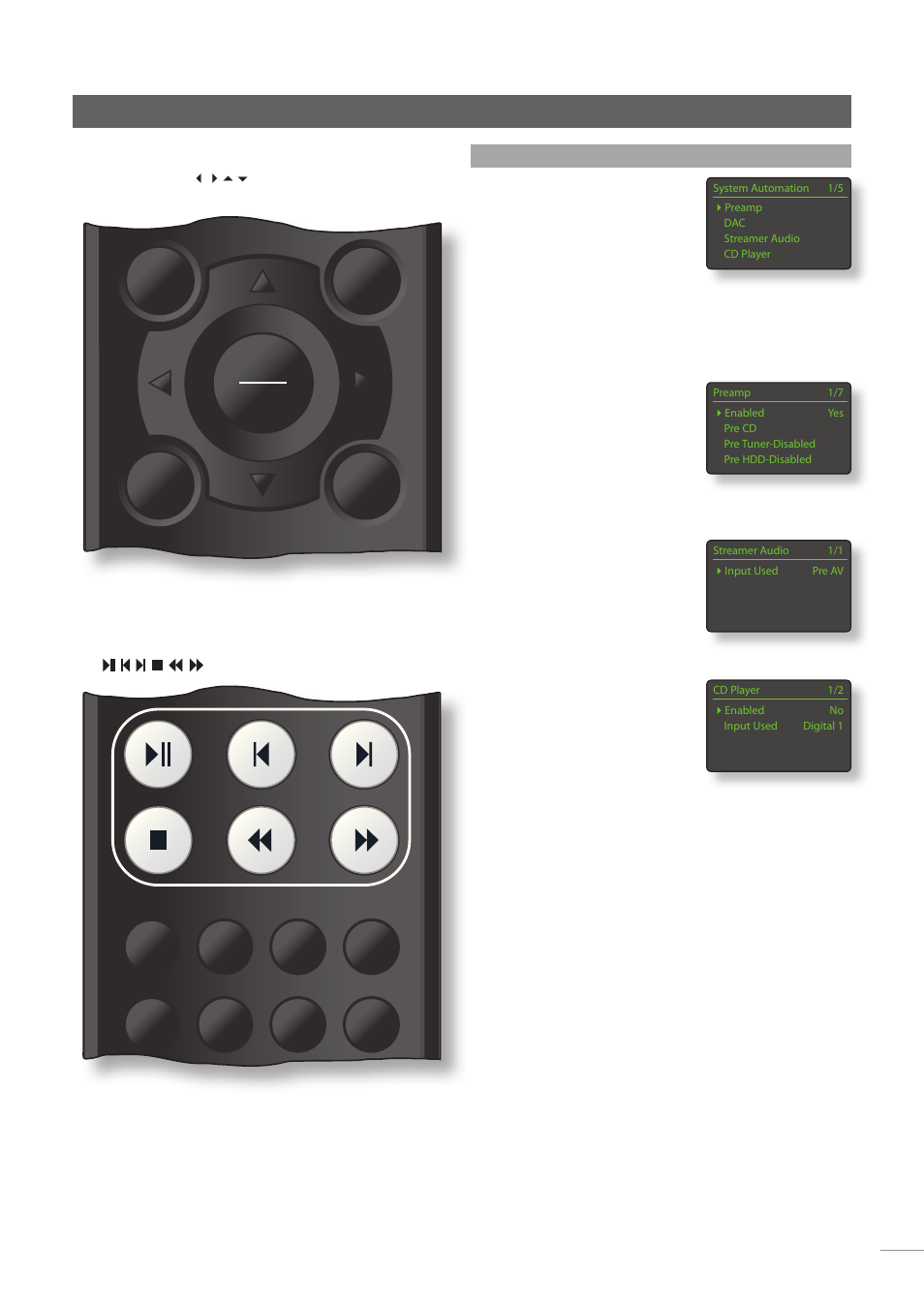 9 the system automation menu, Setup, Ok list | Disp | Naim Audio NDX User Manual | Page 17 / 23