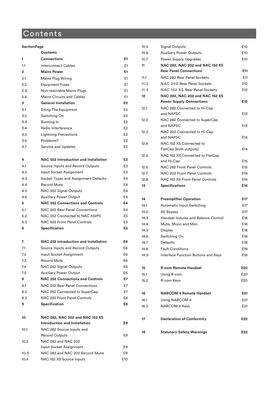 Naim Audio NAC-N 172 XS User Manual | Page 2 / 24