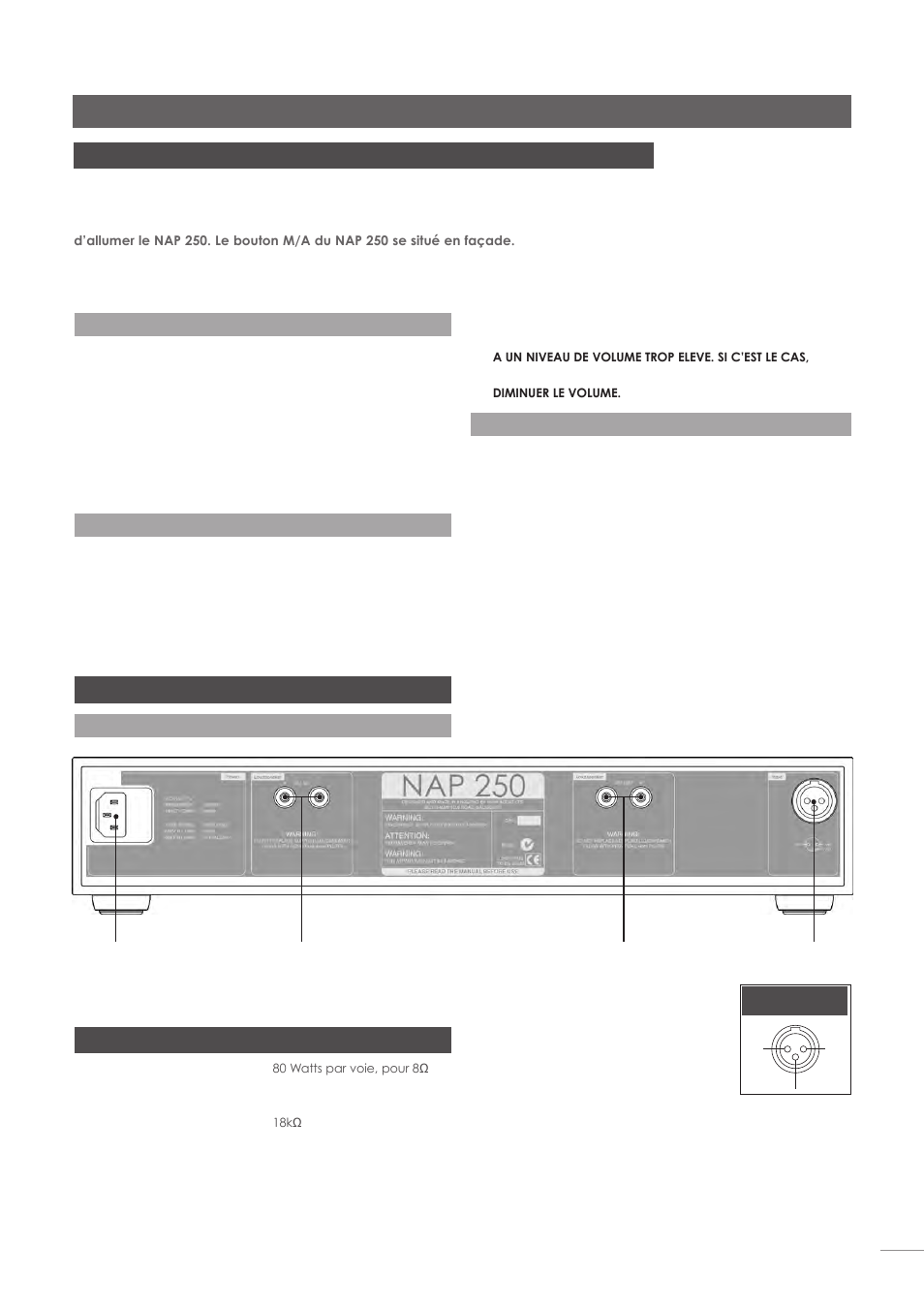 Amplificateur de puissance nap 250, 37 installation et utilisation | Naim Audio NAC-N 172 XS User Manual | Page 127 / 178