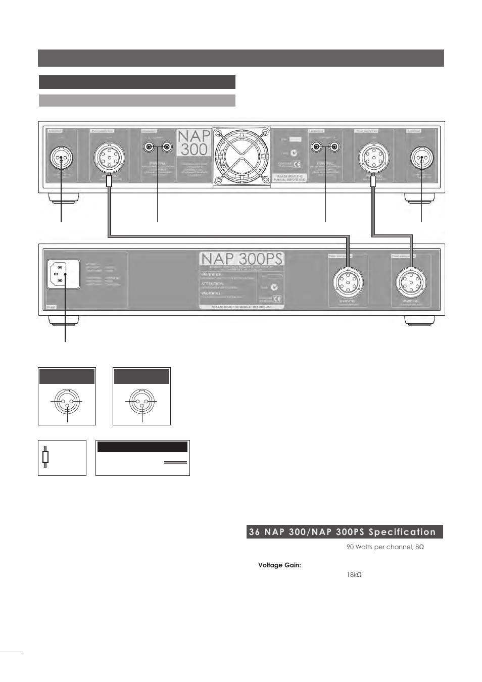 Nap 300 power amplifier | Naim Audio NAC-N 172 XS User Manual | Page 38 / 178