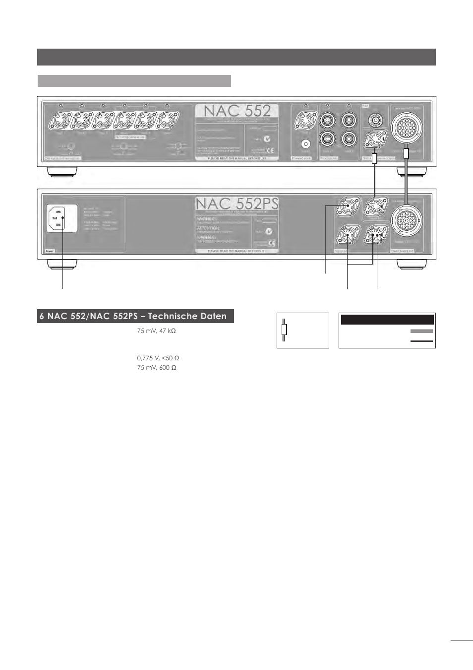 Vorstufe nac 552 | Naim Audio NAC-N 172 XS User Manual | Page 51 / 178