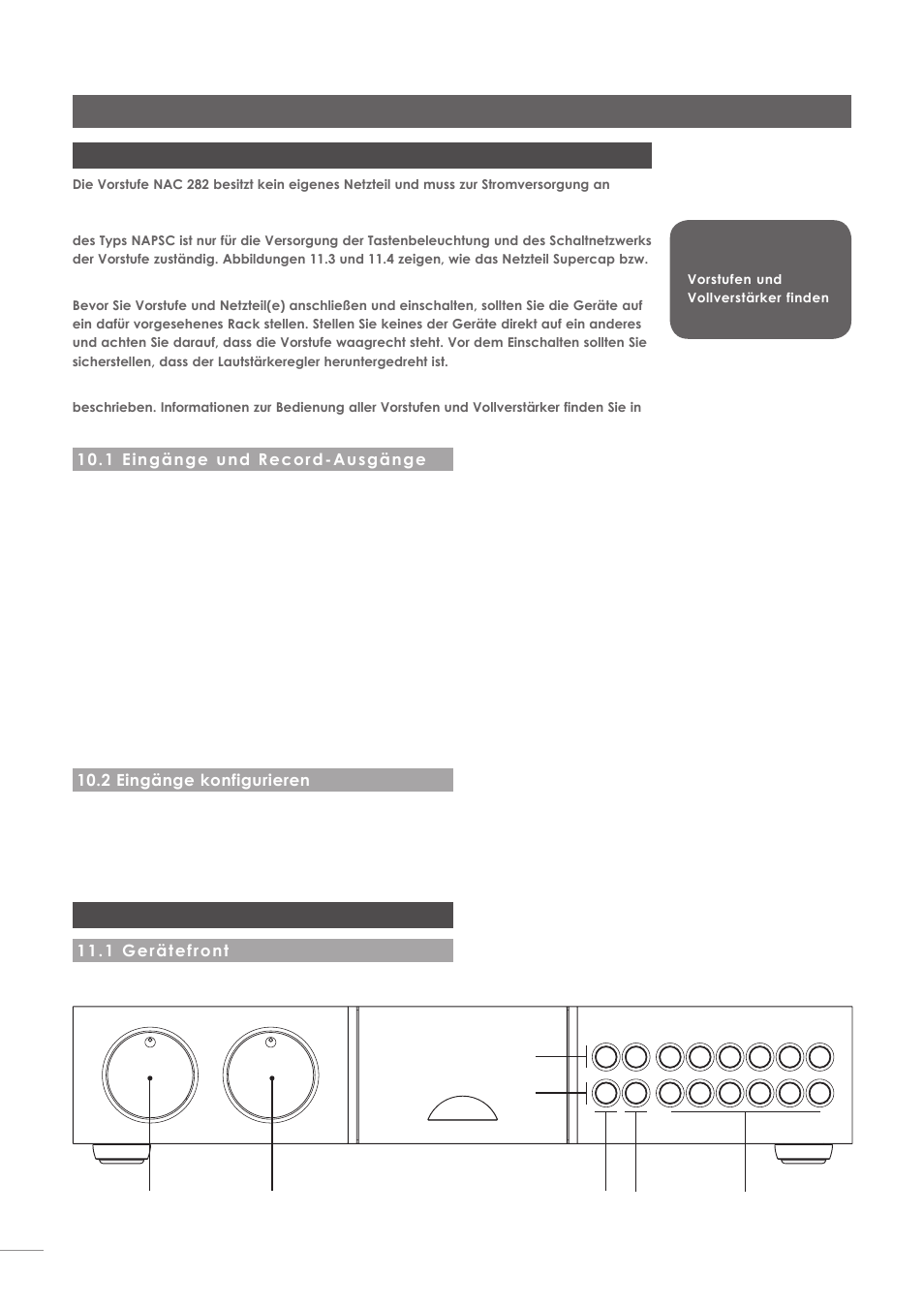 Vorstufe nac 282 | Naim Audio NAC-N 172 XS User Manual | Page 54 / 178