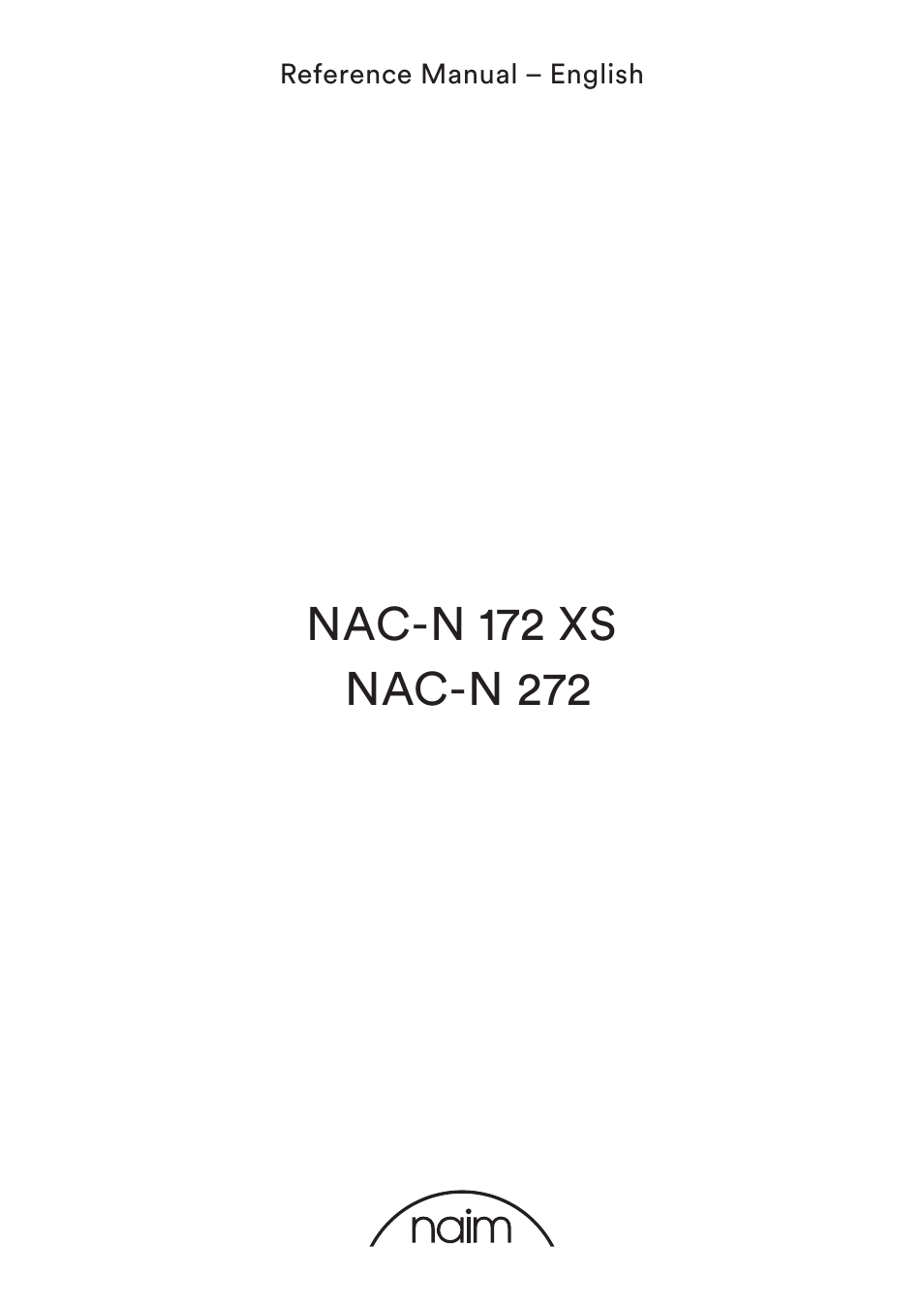 Naim Audio NAC-N 272 User Manual | 32 pages