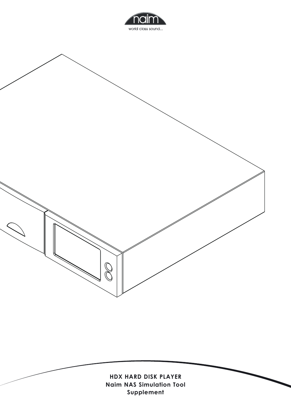 Naim Audio HDX User Manual | 8 pages
