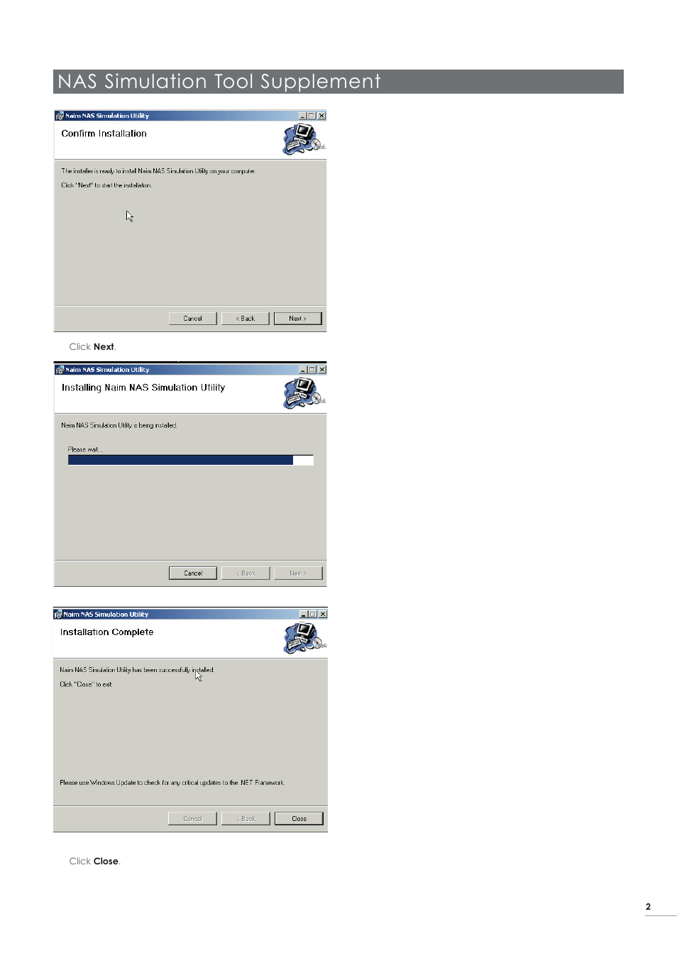Nas simulation tool supplement | Naim Audio HDX User Manual | Page 3 / 8