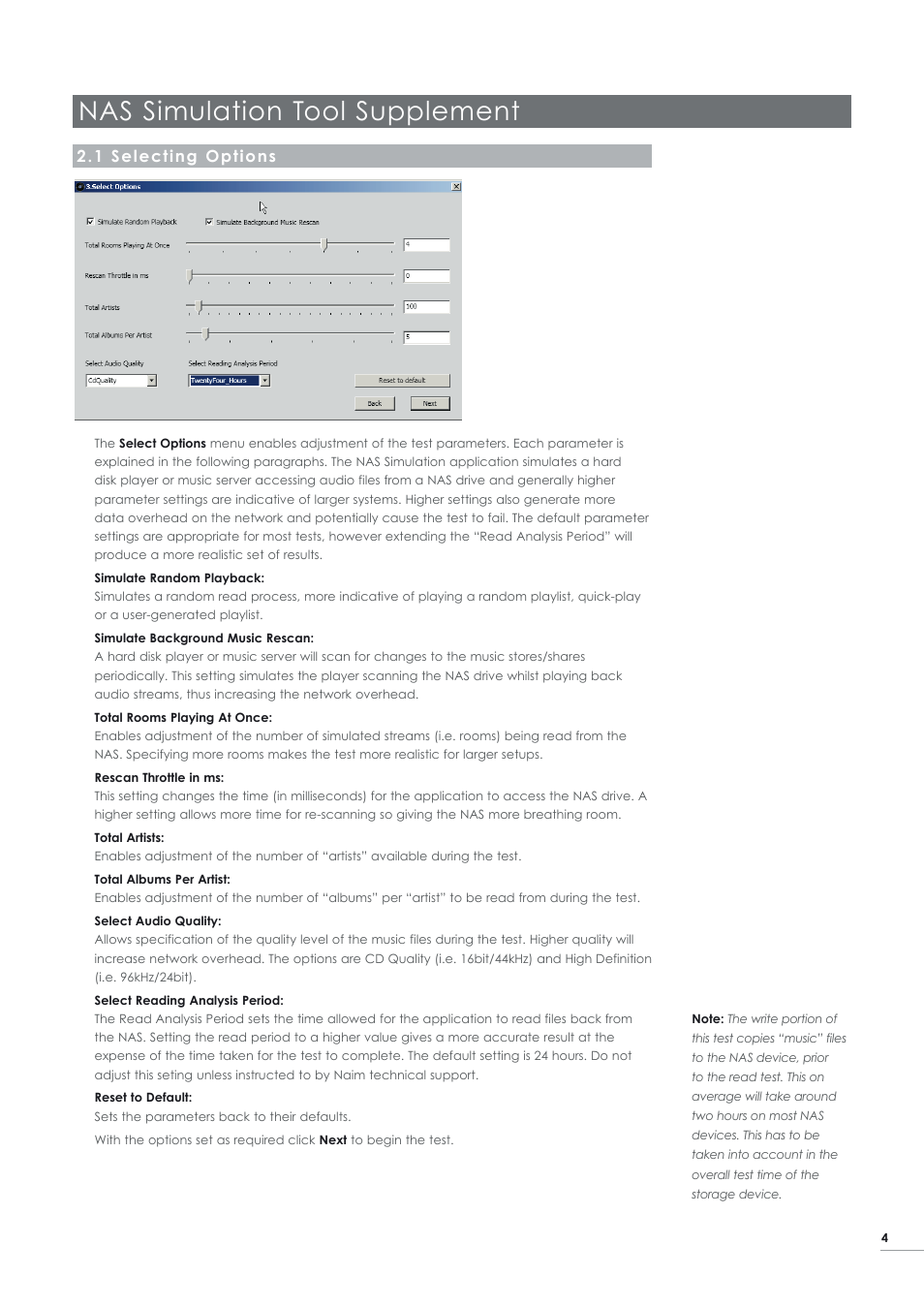 Nas simulation tool supplement | Naim Audio HDX User Manual | Page 5 / 8