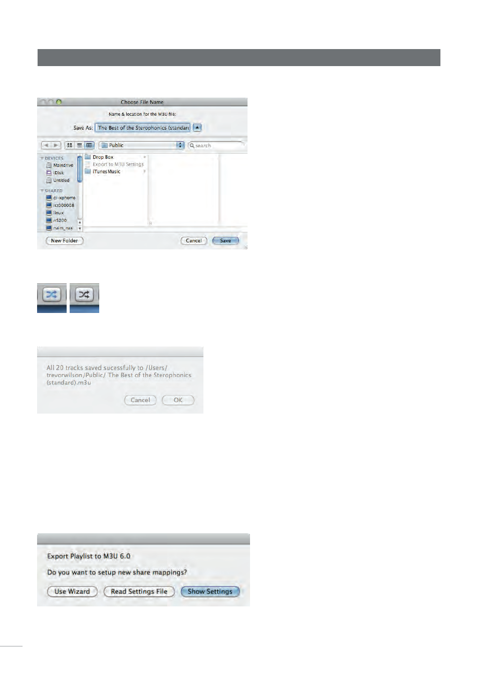 Hdx and itunes playlists (mac) supplement | Naim Audio HDX User Manual | Page 6 / 8