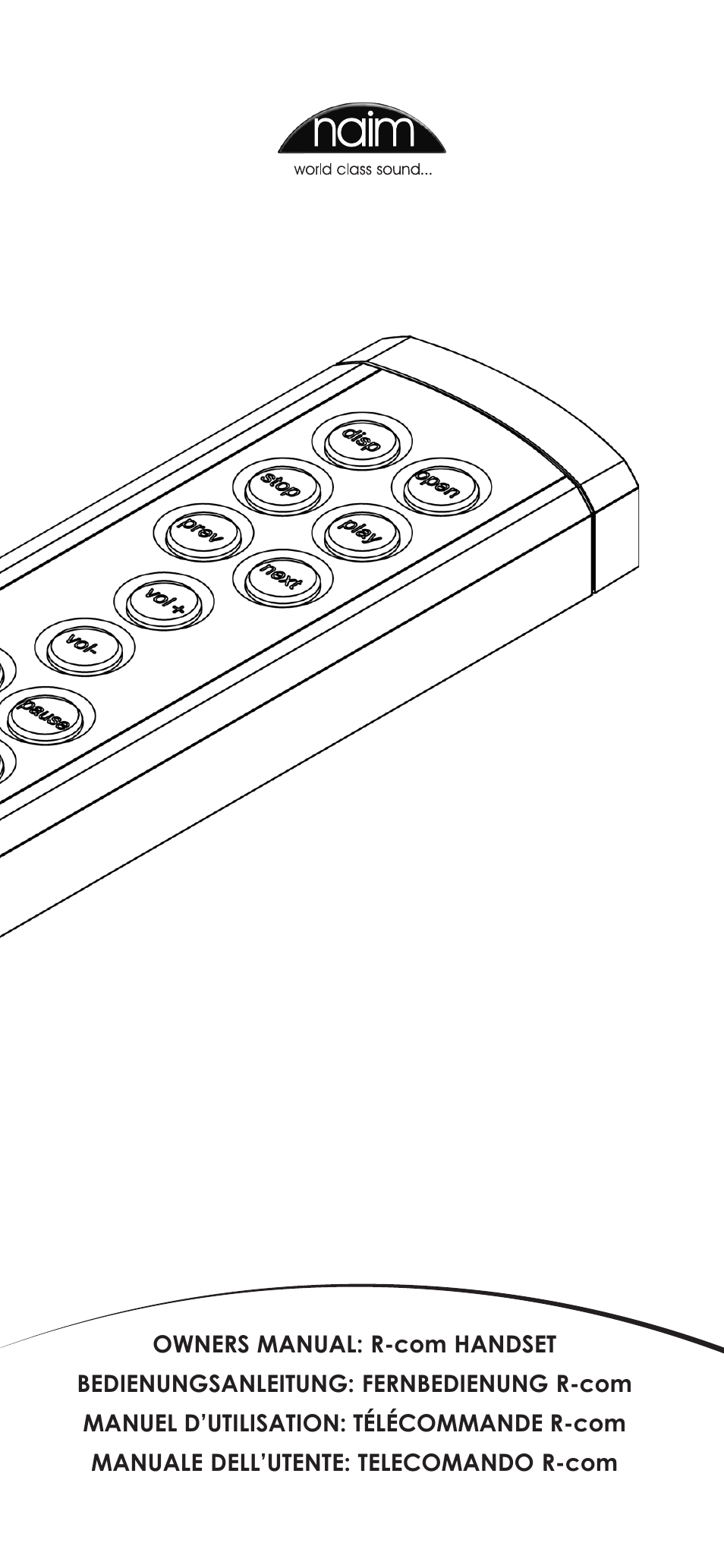 Naim Audio CD555 User Manual | 12 pages