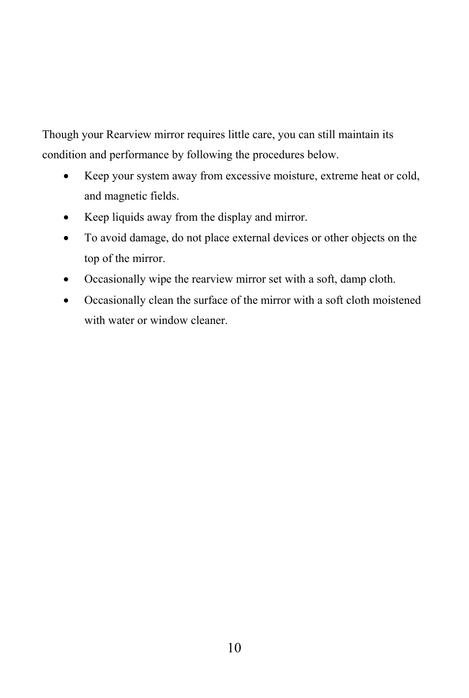 Maintenance | Audiovox LCMR5RP User Manual | Page 11 / 14