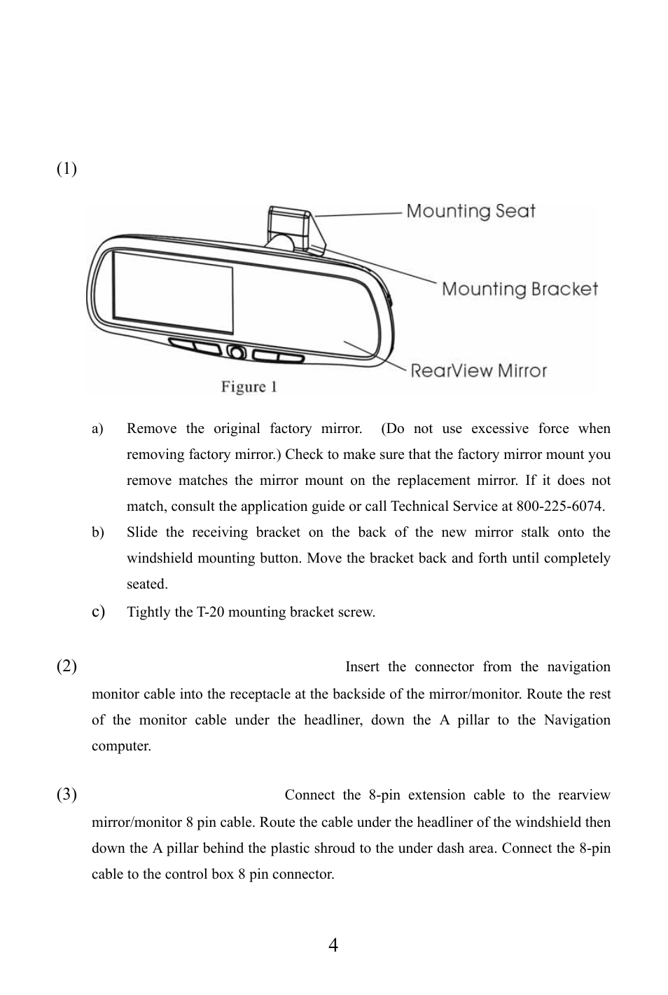 Installation instructions | Audiovox LCMR5RP User Manual | Page 5 / 14