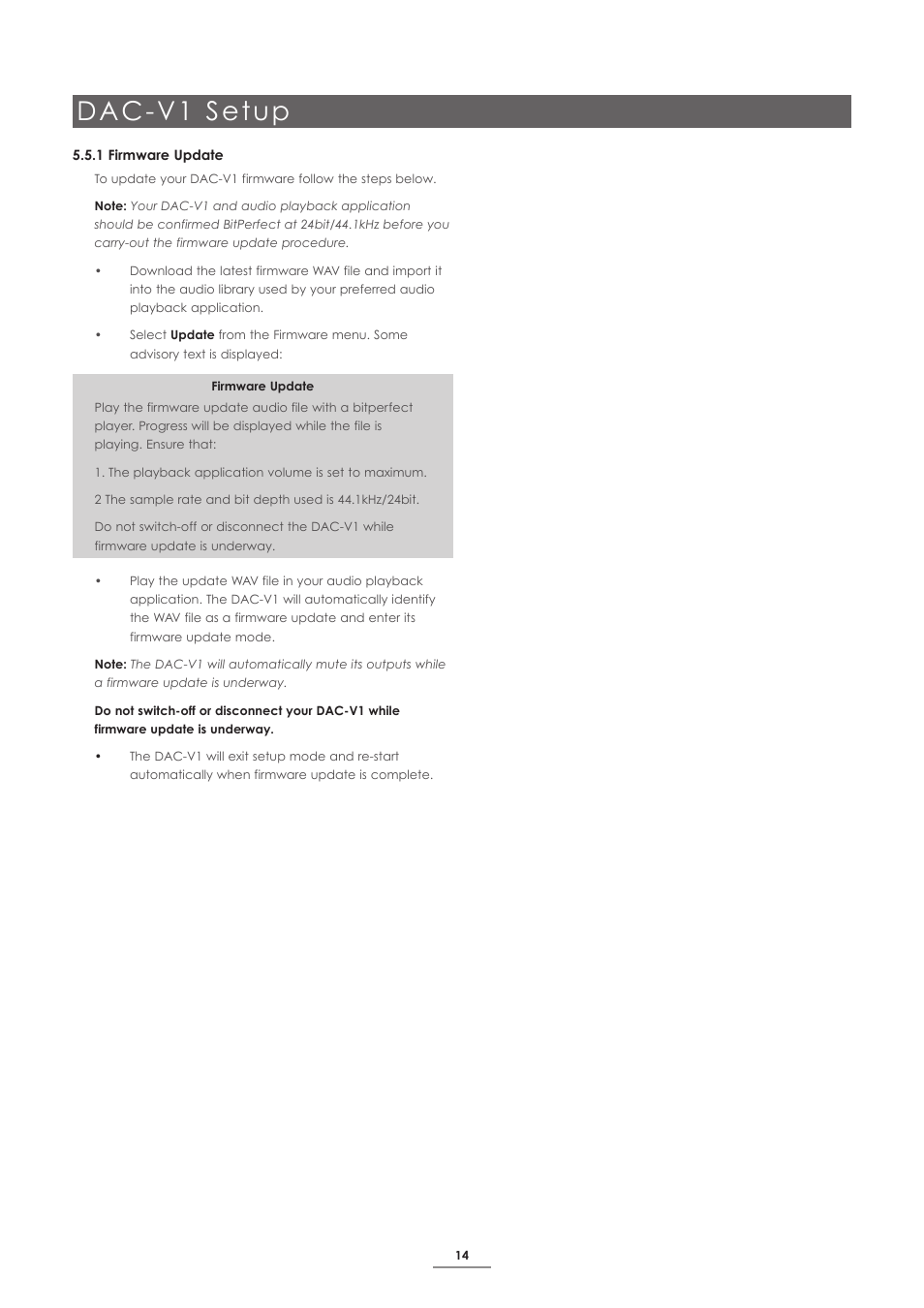 Dac-v1 setup | Naim Audio DAC-V1 User Manual | Page 16 / 17