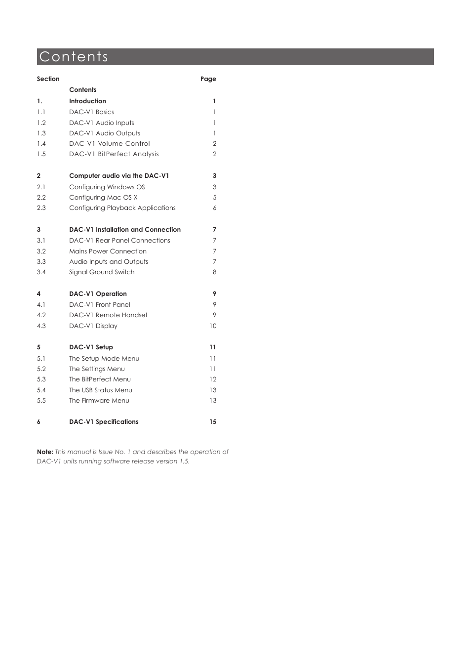 Naim Audio DAC-V1 User Manual | Page 2 / 17