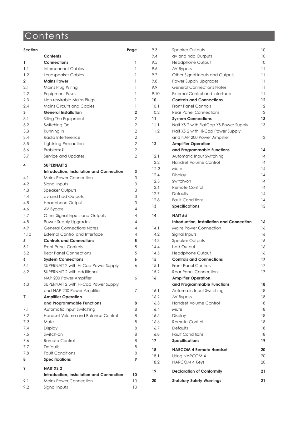 Naim Audio SUPERNAIT 2 User Manual | Page 2 / 23