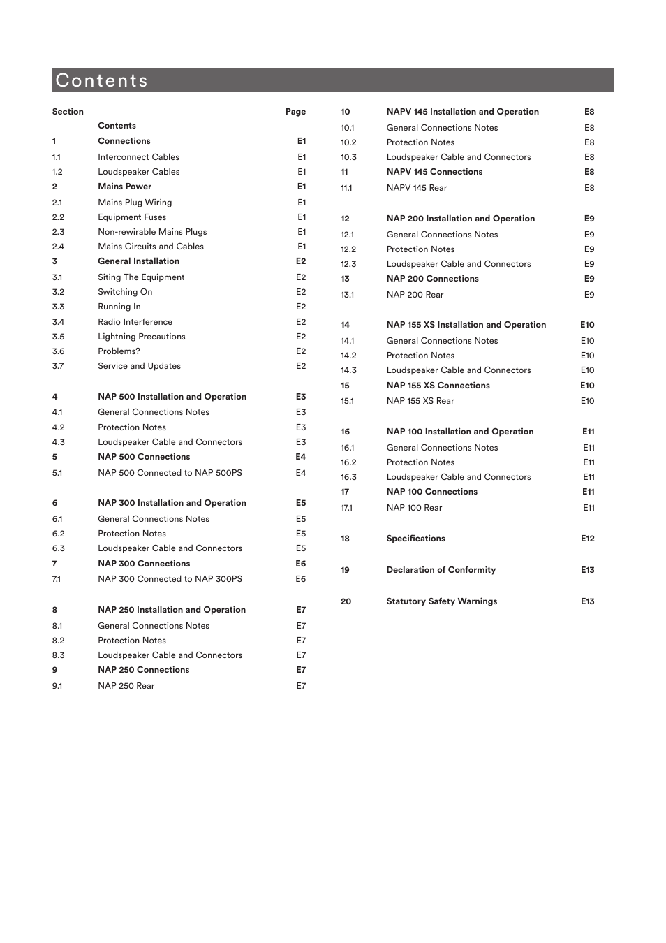 Naim Audio NAP 500 User Manual | Page 2 / 15