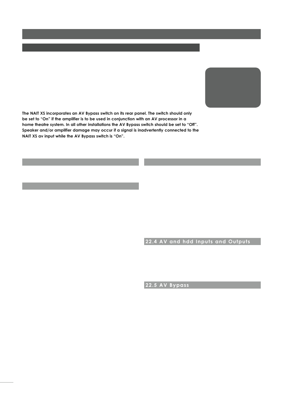 Nait xs integrated amplifier | Naim Audio NAP 500 User Manual | Page 24 / 44