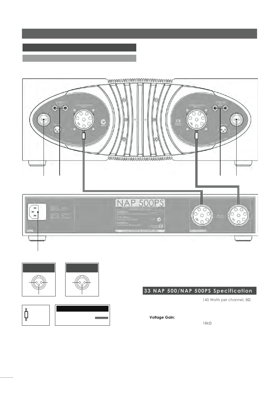 Nap 500 power amplifier | Naim Audio NAP 500 User Manual | Page 36 / 44