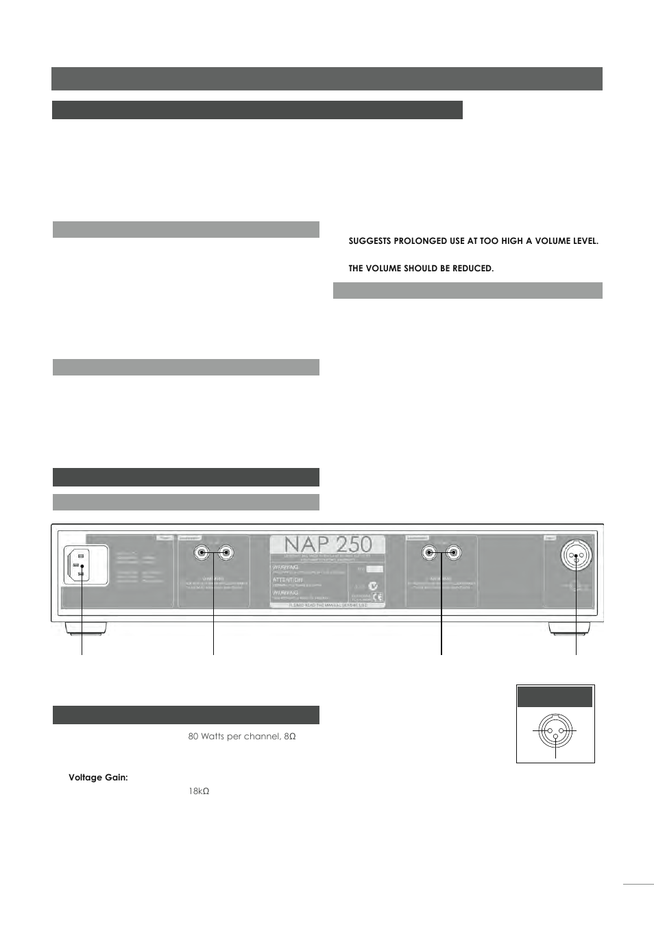 Nap 250 power amplifier, 37 installation and operation | Naim Audio NAP 500 User Manual | Page 39 / 44