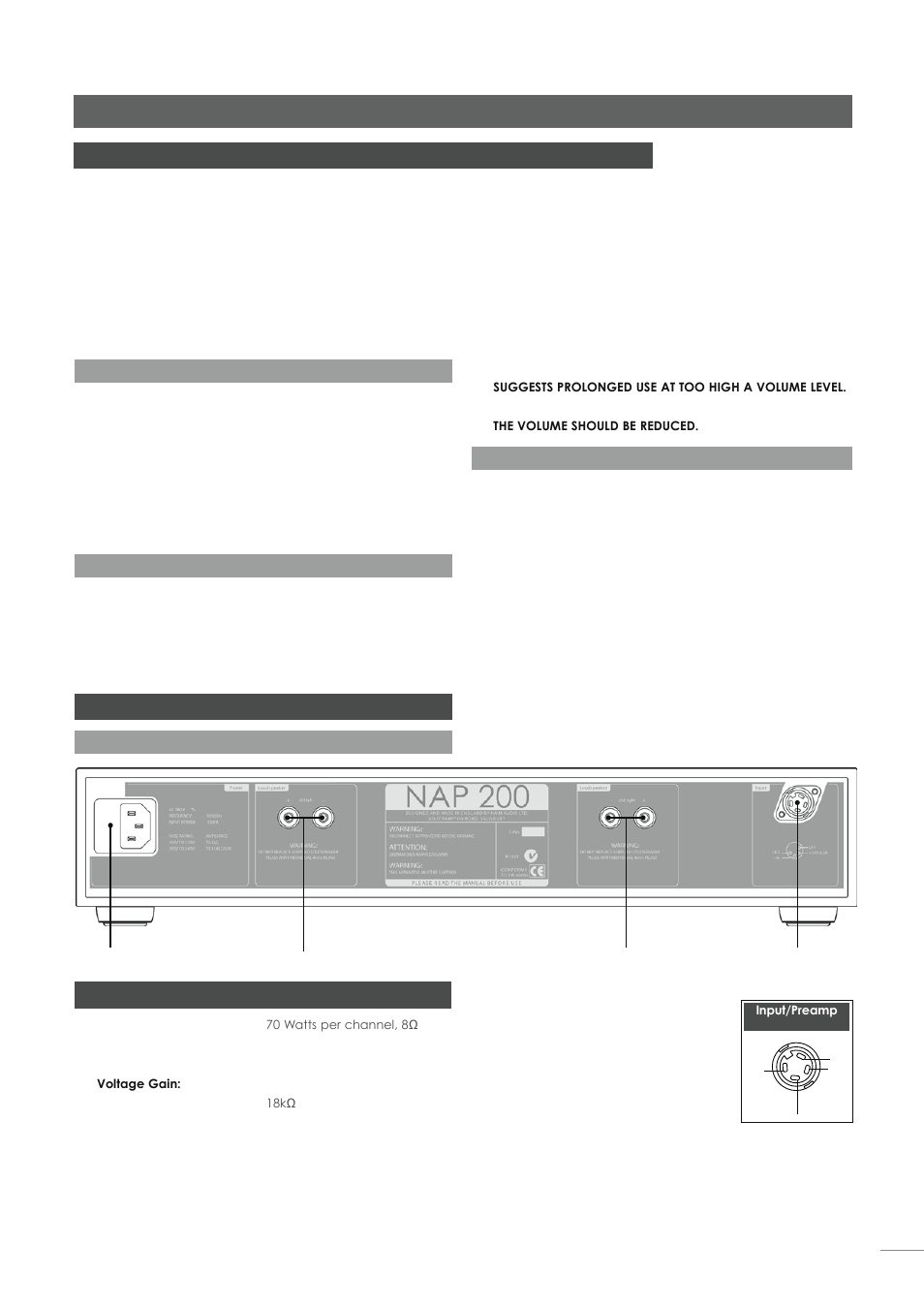 Nap 200 power amplifier, 43 installation and operation | Naim Audio NAP 500 User Manual | Page 41 / 44