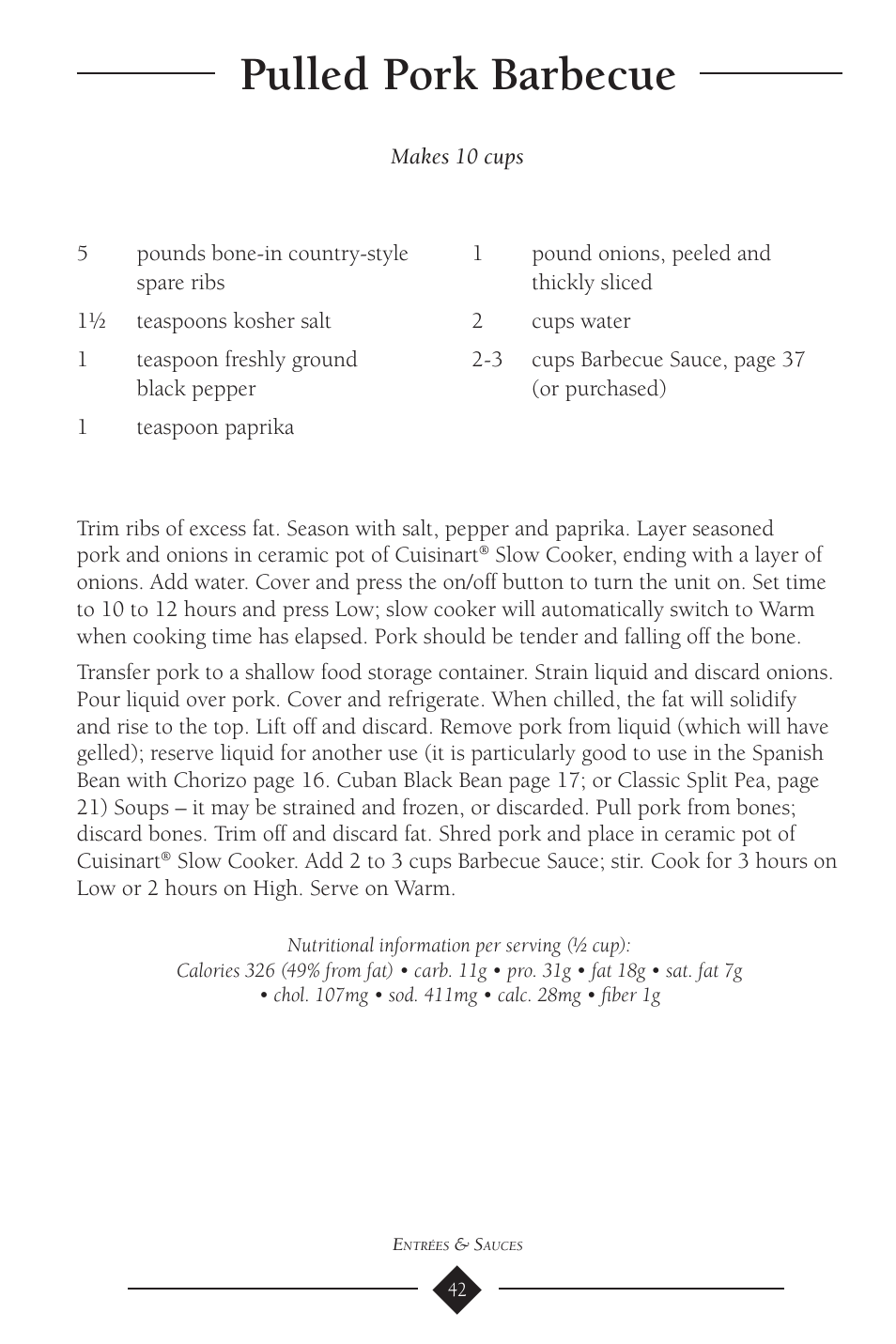 Pulled pork barbecue | Cuisinart PSC-650 User Manual | Page 45 / 88