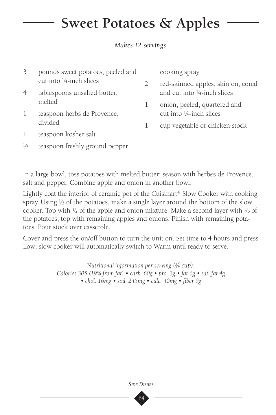 Sweet potatoes & apples | Cuisinart PSC-650 User Manual | Page 67 / 88