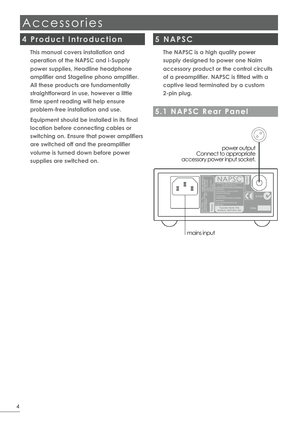 Accessories | Naim Audio HeadLine User Manual | Page 6 / 12