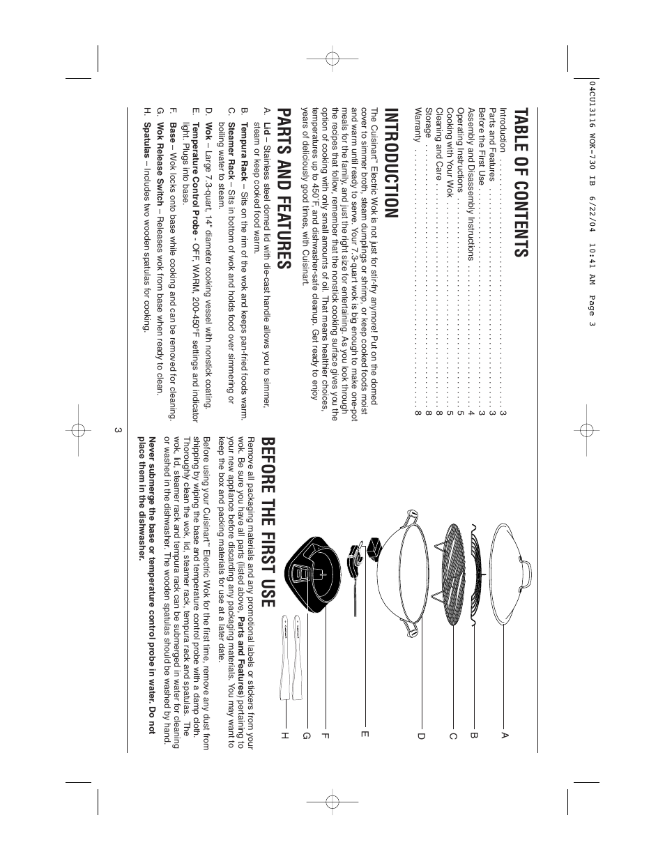 Cuisinart WOK-730 User Manual | Page 3 / 9