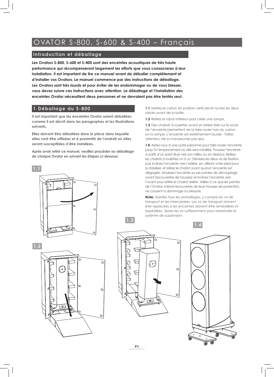 Naim Audio Ovator S-800 User Manual | Page 18 / 72